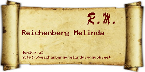 Reichenberg Melinda névjegykártya